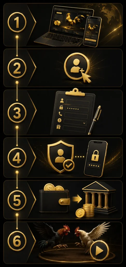 Casino journey step-by-step process